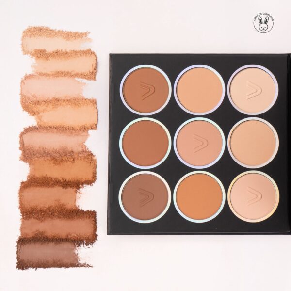 paleta de polvos compactos natural touch