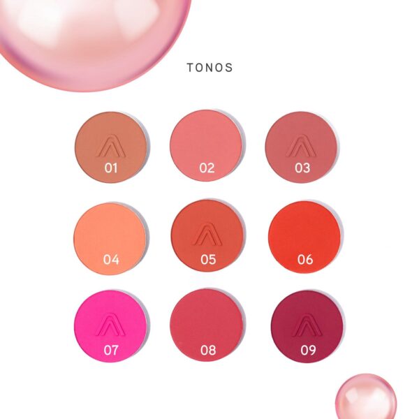 paleta de rubores Blushed cheecks