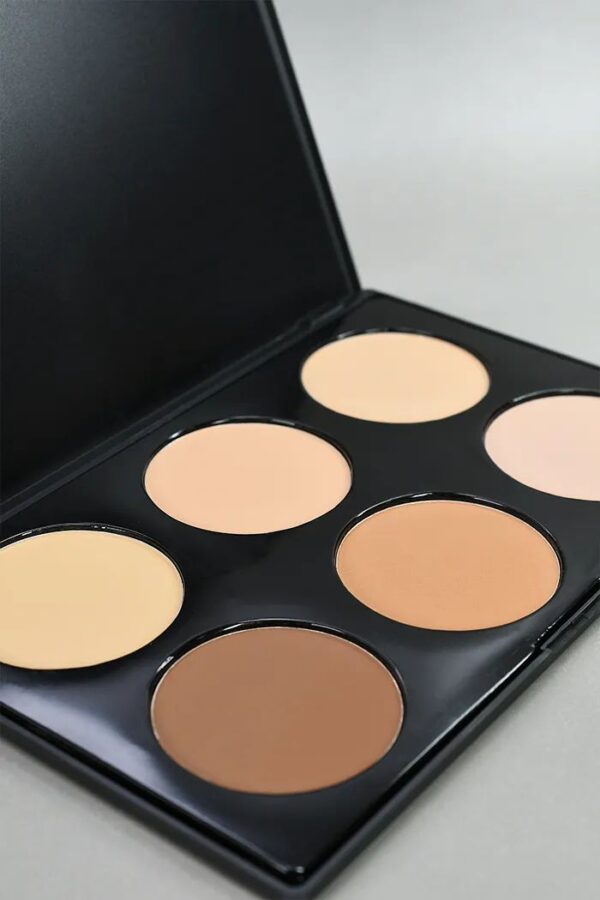 paleta de polvos compactos