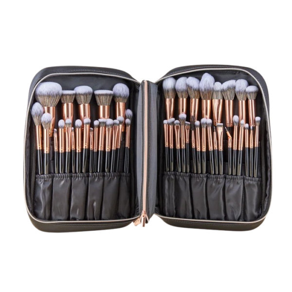 KIT DE BROCHAS DE MAQUILLAJE FLAWLESS X46 PCS SKU: ATKG-46