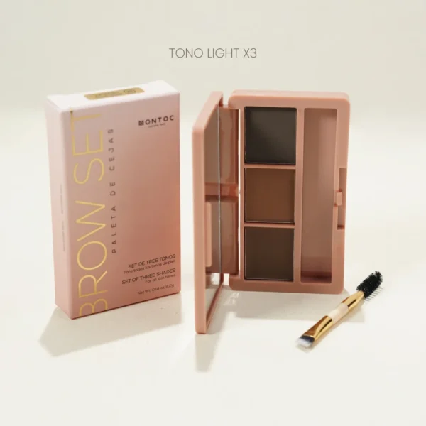 Trio de Cejas Brow Set tono light