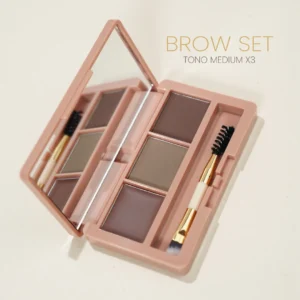Trio de Cejas Brow Set tono medium